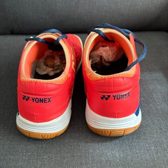 Yonex PC 03 Z MEX Men's Badminton Shoe (Coral/Red) Size 8 - Picture 4 of 7